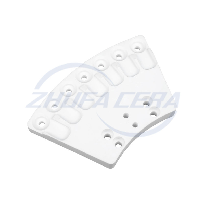 Części ceramiczne w kształcie wachlarza z tlenku glinu